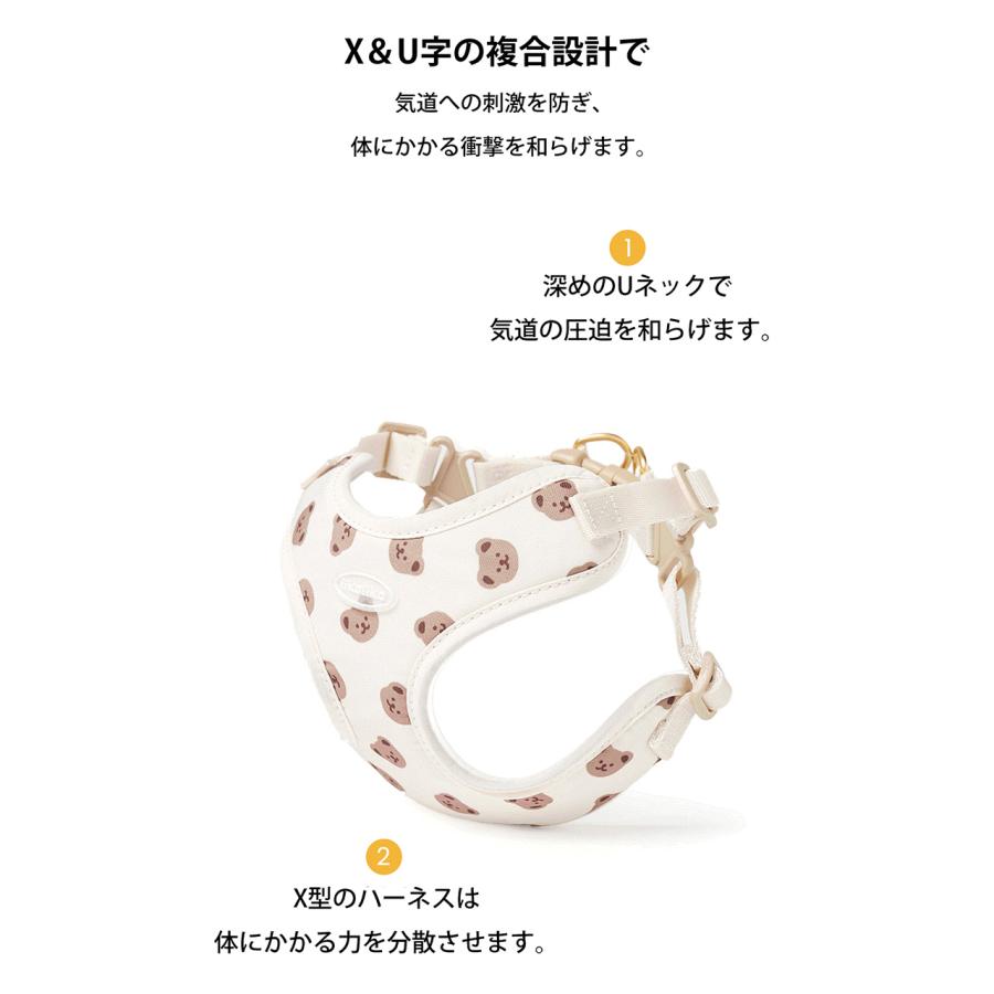 韓国限定・日本未発売】likalika × ポチャッコ ハーネス（L）リード 犬