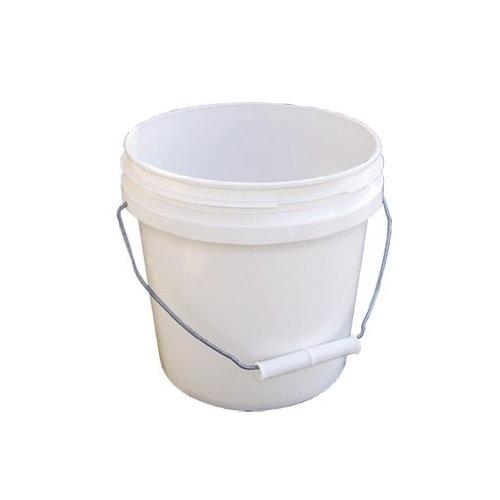 Encore Plastics 10128 Industrial Plastic Pail White with Handle, 1