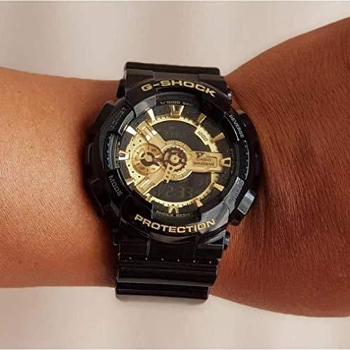 Casio G-Shock クォーツハイブリッド ブラックダイアル メンズ腕時計 GA110B-1A 並行輸入品｜best-importer｜08