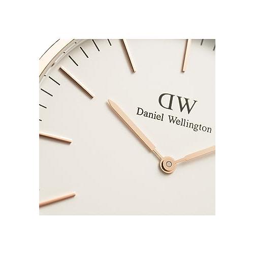 Daniel Wellington Classic Sheffield 40mm メンズ腕時計, DW クラシック レザーローズゴールド ウォッチ 男性用 並行輸入品｜best-importer｜04