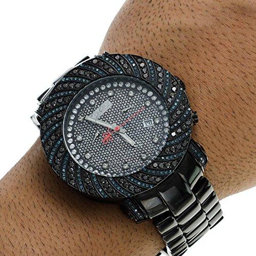 ジョーロデオ ダイヤモンド メンズ腕時計 ジュニア ブラック 4.25カラット 並行輸入品｜best-importer｜04