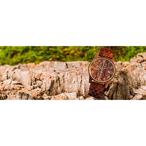 AB AETERNO Ianus Chrono Ruber Red Sandalwood 42mm Men's Quartz Watch CHR_Ruber 並行輸入品｜best-importer｜02