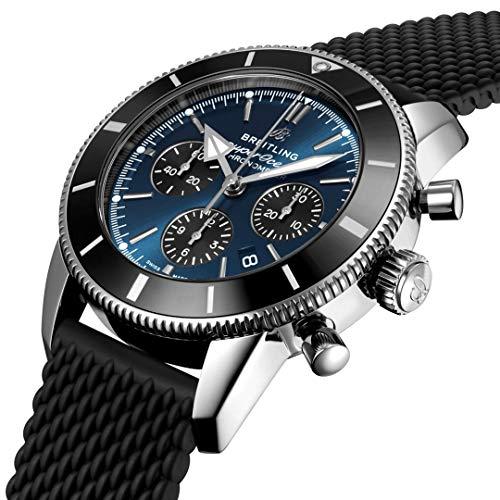 Breitling スーパーオーシャンヘリテージ II クロノグラフ 自動巻き ブルーダイヤル メンズ腕時計 AB0162121C1S1 男性用ウォッチ 並行輸入品｜best-importer｜02