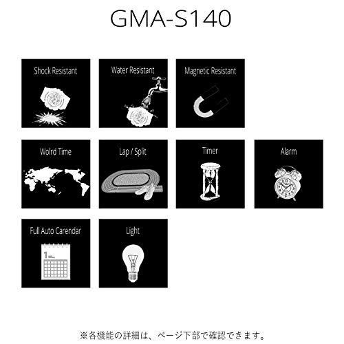 [G-Shock] [CASIO] Watch Japan Mid Size Model GMA-S140-1AJR Black 並行輸入品｜best-importer｜05