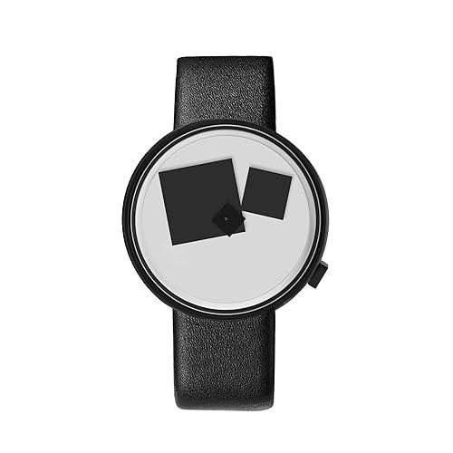 Projects Watches Mens Analog 40mm Wrist Watch Bauhaus Black Watch