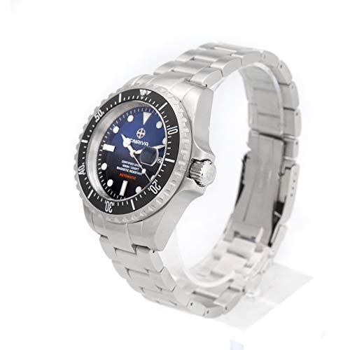 ENRIVA Men's 1000 Meter Ceramic Professional Diving Watch with Japanese Automatic Movement-Blue 並行輸入品｜best-importer｜02
