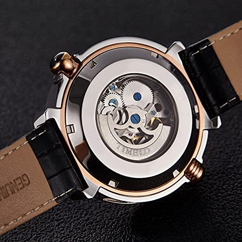 SALUT MONDE Men's Wrist Watches Hand Assembled Mechanical Man Watch Italian Leather Straps Waterproof 並行輸入品｜best-importer｜07