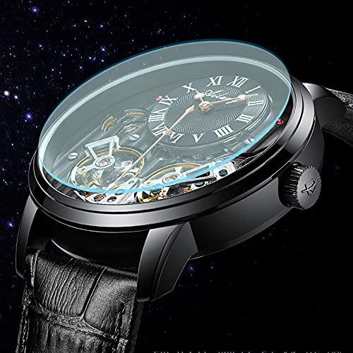 Men's AILANG Watch, Automatic Double-Sided Hollow Mechanical Fashion Business Watch 並行輸入品｜best-importer｜03