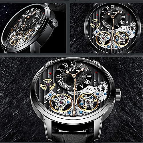 Men's AILANG Watch, Automatic Double-Sided Hollow Mechanical Fashion Business Watch 並行輸入品｜best-importer｜07