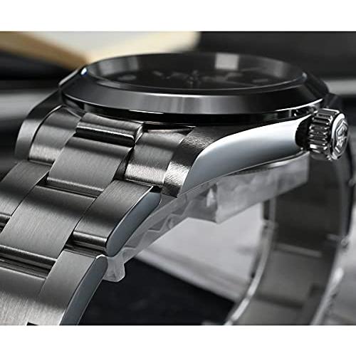San Martin SN021G エクスプローラー オマージュウォッチ 36mm ヴィンテージサファイアガラス PT5000自動巻き機械式腕時計 (カラー3) 並行輸入品｜best-importer｜05