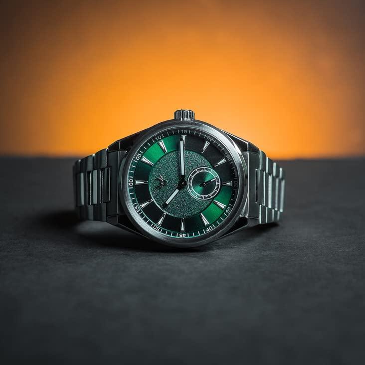 Paramo Men's Swiss Quartz Watch. American Design. Sapphire. 200m WR. Green Dial. 並行輸入品｜best-importer｜02