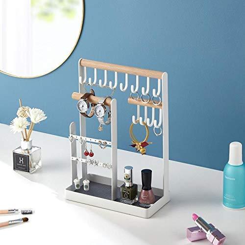 Desktop Nordic Style Jewelry Rack Mobile Phone Bracket Cosmetic Displaying Shelf Watch Earrings Accessories Storage Rack 並行輸入品｜best-importer｜04