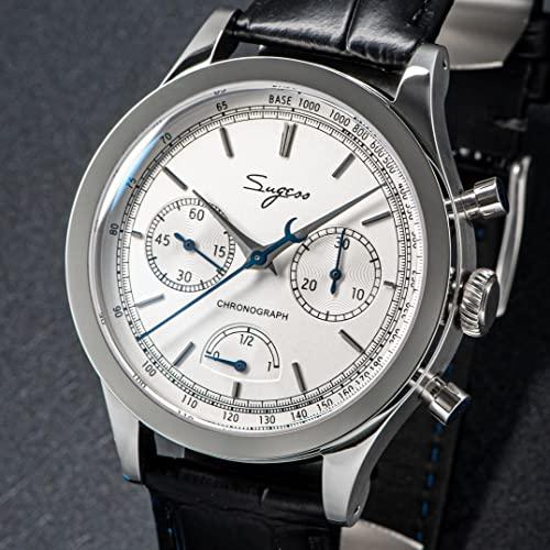 Sugess SU1906SW PowerReseve ST1906 Sapphire Chrono Mechanical Watch Seagull 1963 並行輸入品｜best-importer｜05