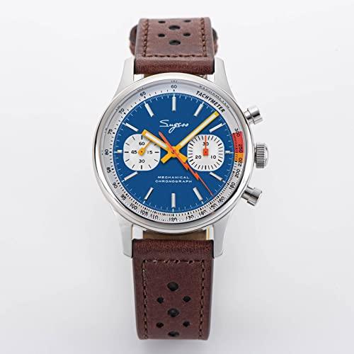 Sugess SUCHP007Z SWAN Neck x Exhibition case Back Chrono Mens Watch Seagull 1963 並行輸入品｜best-importer｜05