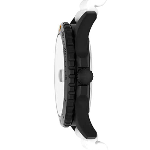 Fossil Men's ブルーグリニッジ クォーツステンレススチール&シリコン3針腕時計 ブラック、ホワイト (モデル: FS5999) 並行輸入品｜best-importer｜03