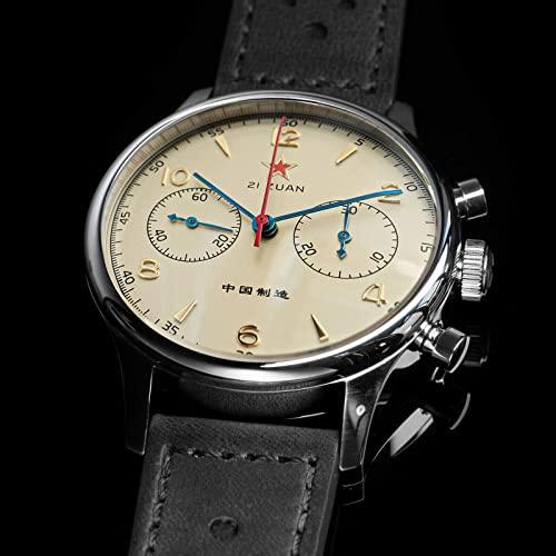 Sugess SUPANK010Y SWAN ニーズ x エキシヒション ケース バック クロノ メンズ 腕時計 Seagull 1963 並行輸入品｜best-importer｜06