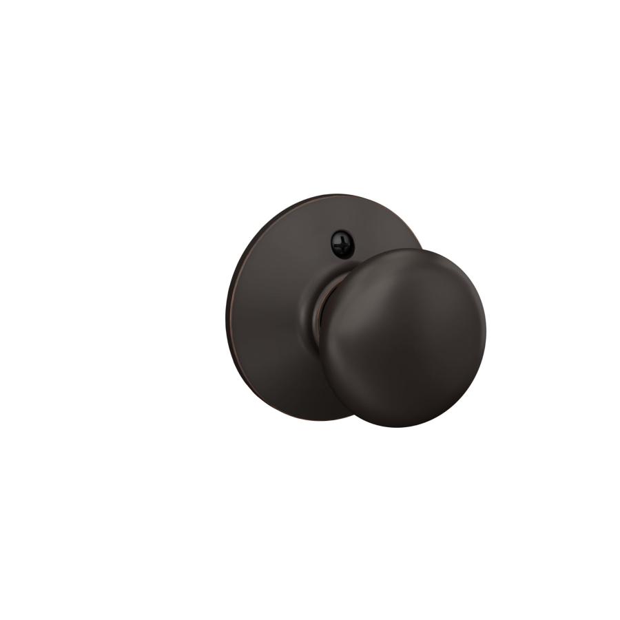 Schlage F10PLY716 プリマス パッセージノブ エイジドブロンズ_2