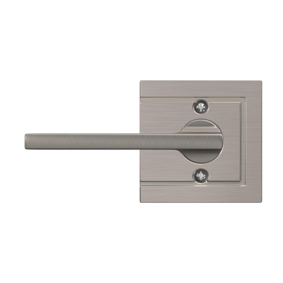 Schlage Lock Company ラティチュードレバー アップランドトリム 非ターンロック サテンニッケル (F170 LAT 619 ULD)_3