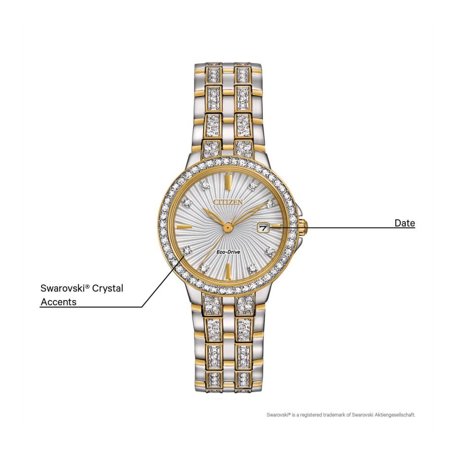 Citizen Silhouette Two Tone EW2344-57Aの画像