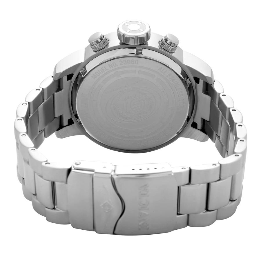 Invicta 23080 S1ラリー メンズ 48mm ステンレス ブルーダイヤル 日本製クォーツ VD53キャリバー ステンレスブレスレット 腕時計の画像