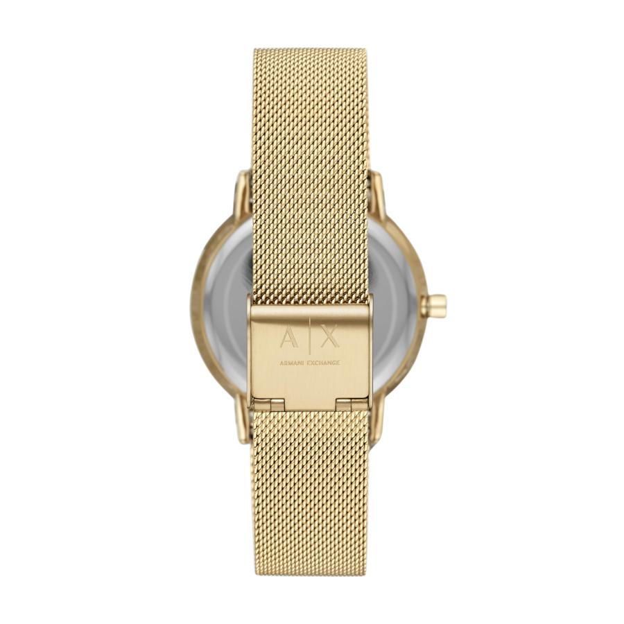 Armani Exchange Women's Lola AX5536 Gold Stainless-Steel Japanese Quartz Fashion Watchの画像