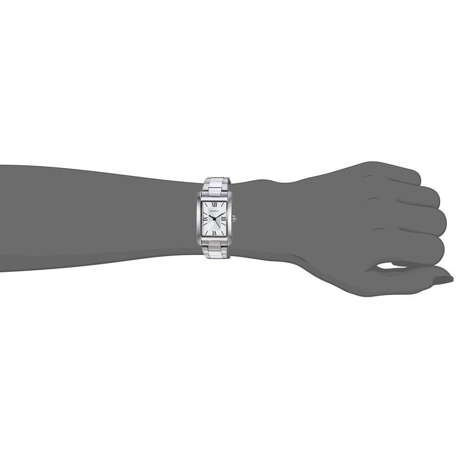Caravelle Women's Quartz Stainless Steel Dress Watch, Color:Silver-Toned (Model: 43L203)の画像