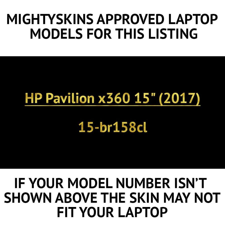 MightySkins HP Pavilion x360 15インチ(2017)用スキンシール Yeah Mon柄 ビニール製デカール