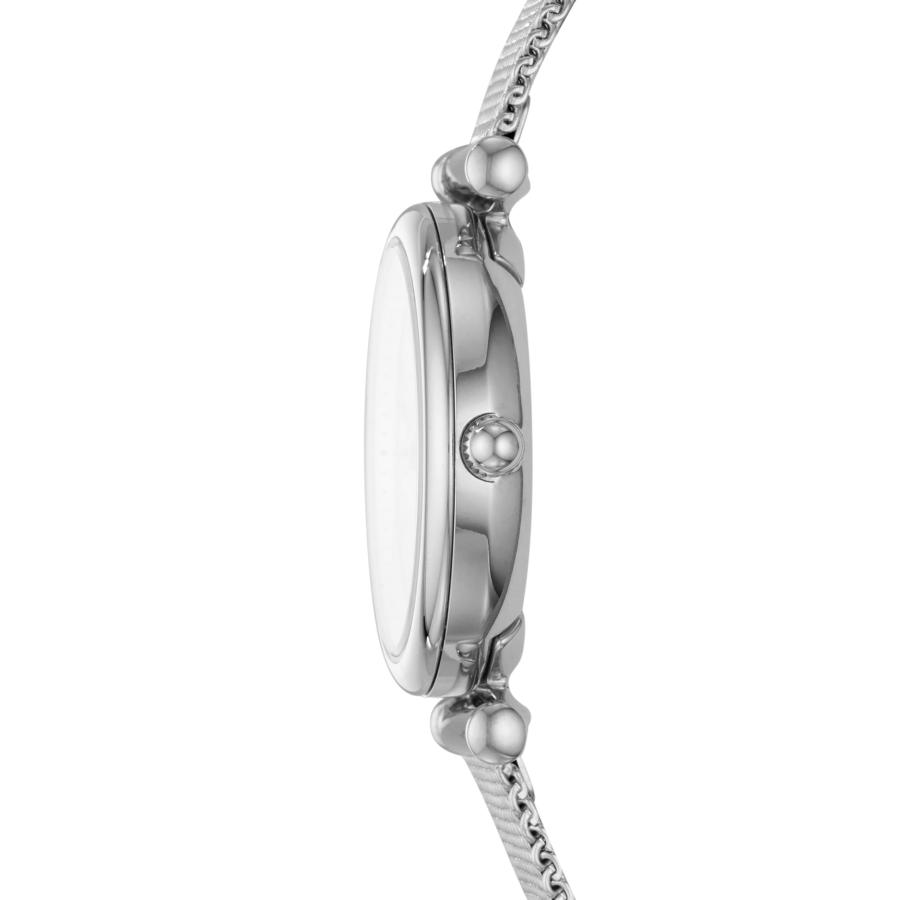 Fossil Women's Carlie ES4432 Silver Stainless-Steel Japanese Quartz Dress Watchの画像