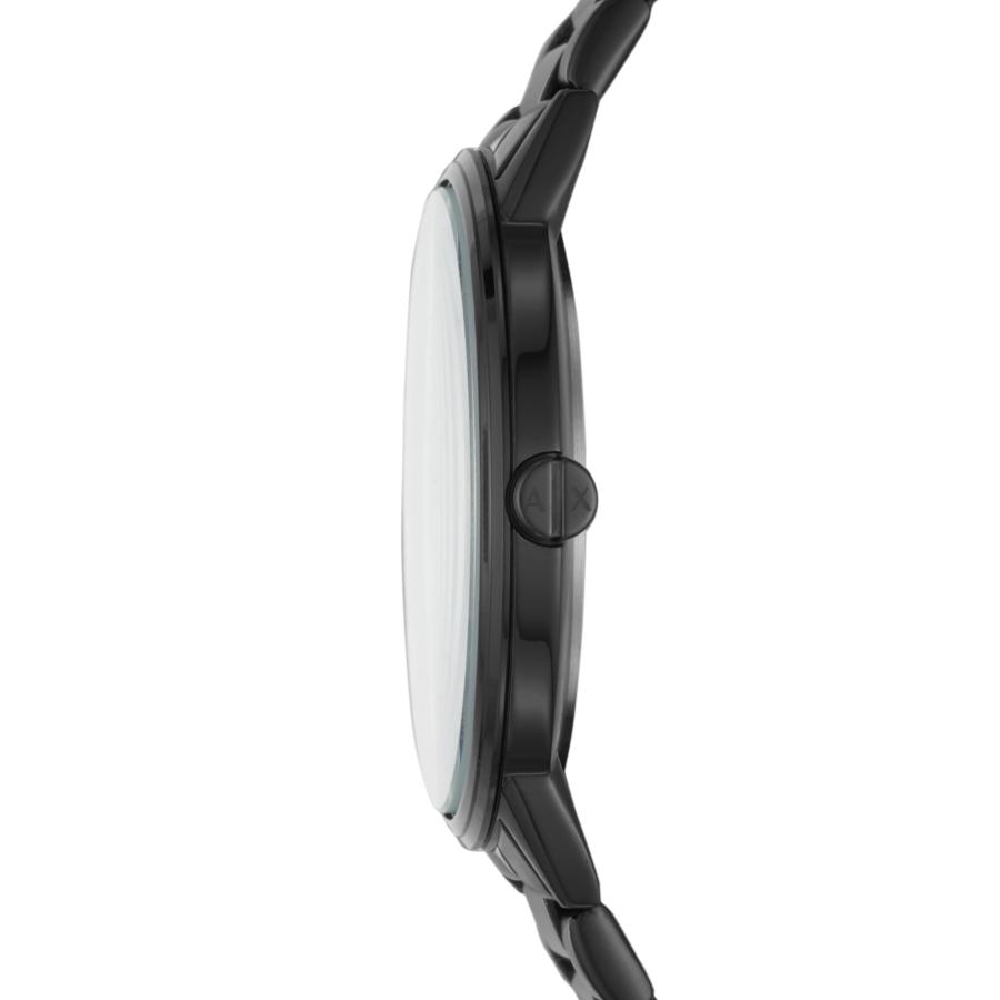 Armani Exchange メンズ ケイド 腕時計 AX2701 42mmケース ブラックサンレイダイアル 3針 ブラックステンレスブレスレットの画像