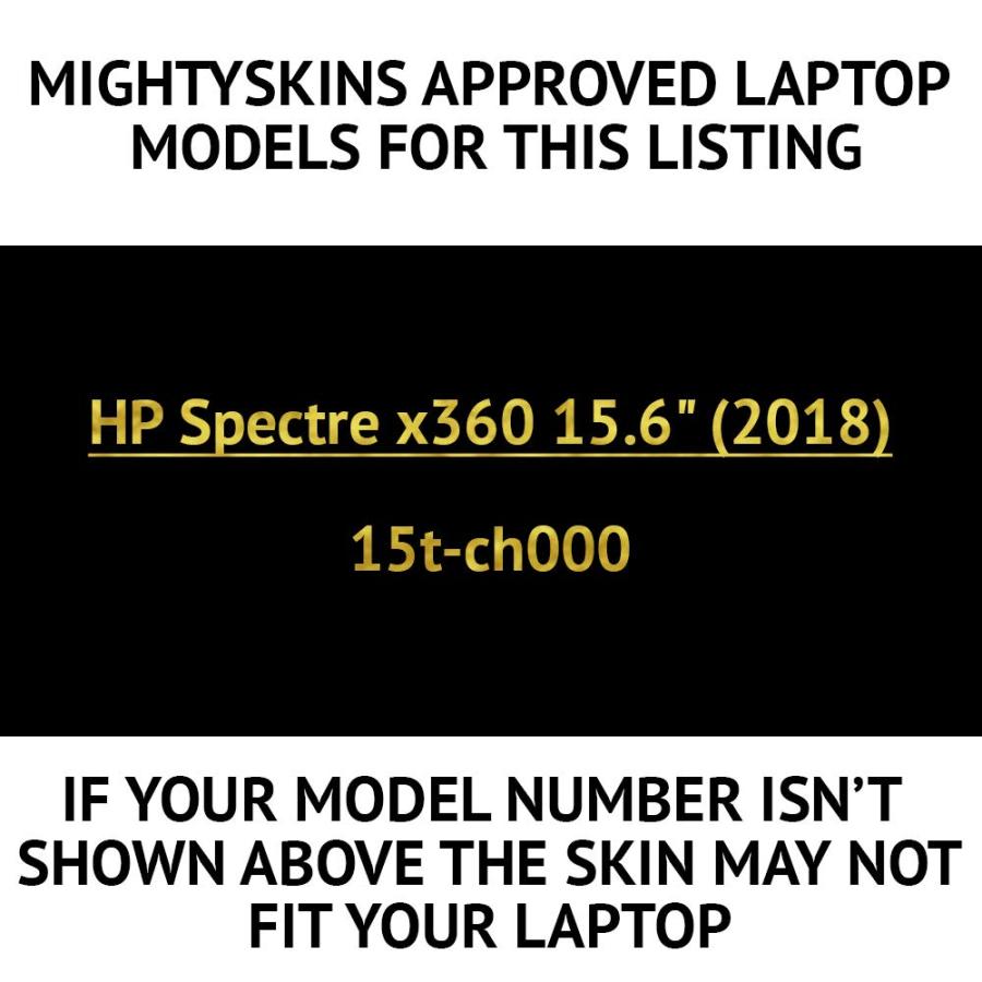 MightySkins HP Spectre x360 15.6インチ (2018) 用ビニールスキン「Winter Fox Pattern」デカールラップの画像