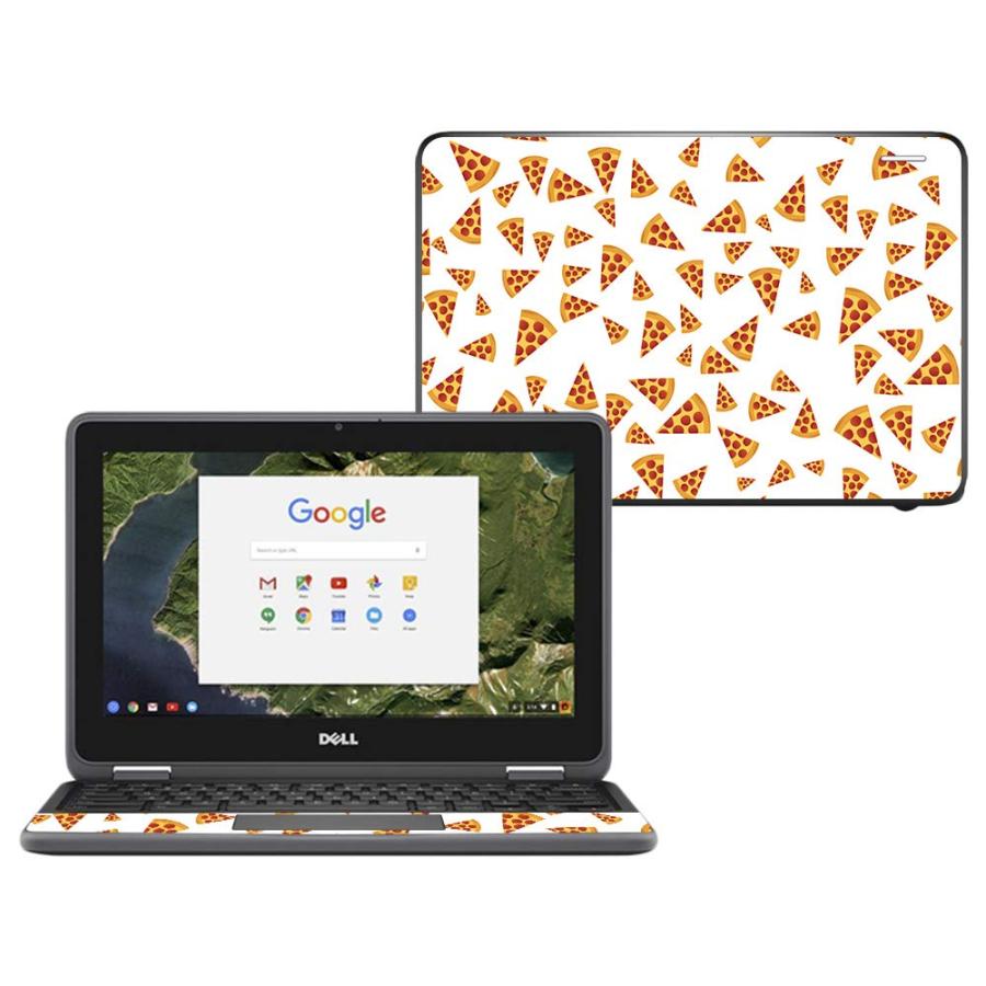 MightySkins Dell Chromebook 11" 3180 用ビニールスキン「Body by Pizza」保護デカールラップ 着脱簡単