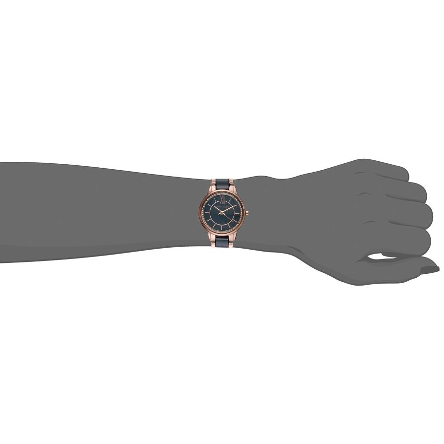 Anne Klein レディース AK-3344NVRG One Size Navy Blue/Rose Goldの画像