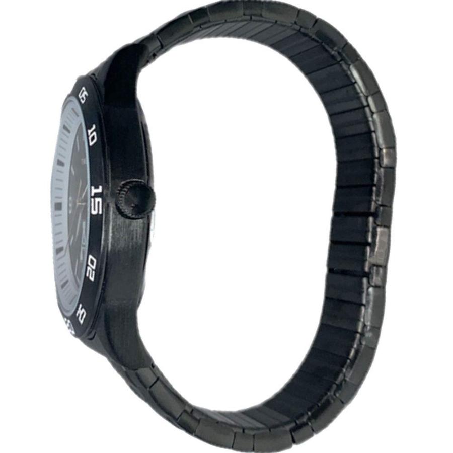 Timex Tribute Collegiate Acclaim 42mm アリゾナ・ワイルドキャッツ ブラックステンレス伸縮バンド Indiglo 50m防水の画像