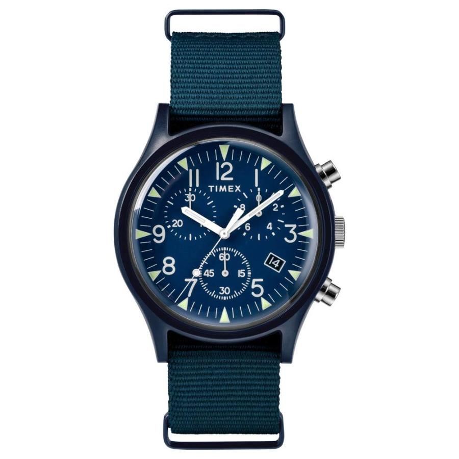 タイメックス]TIMEX MK1 アルミニウム クロノ ネイビー 腕時計