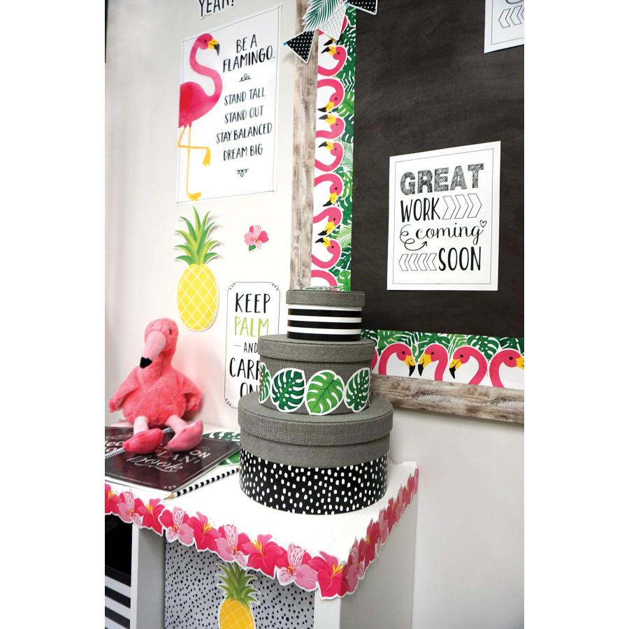 Creative Teaching Palm Paradise パイナップルパーティー 6インチ デザイナーカットアウト(部屋のディスプレイと装飾)_1