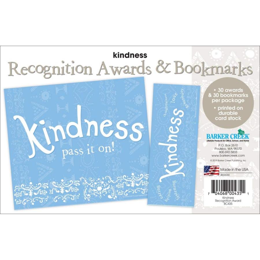 新製品！ Kindness アワード ＆ ブックマークセット_2