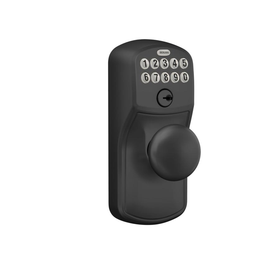 Schlage FE595 PLY 622 Acc キーパッドエントリー フレックス電子ロック付き マットブラック_1