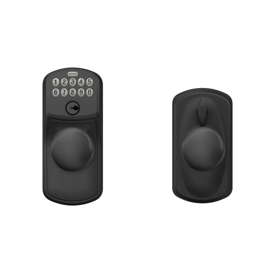 Schlage FE595 PLY 622 Acc キーパッドエントリー フレックス電子ロック付き マットブラック_5