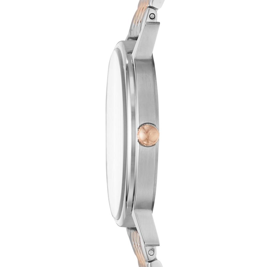 Emporio Armani AR11121 メンズ 41mm ツートーン シルバー/ローズゴールド グレーダイヤル クォーツの画像