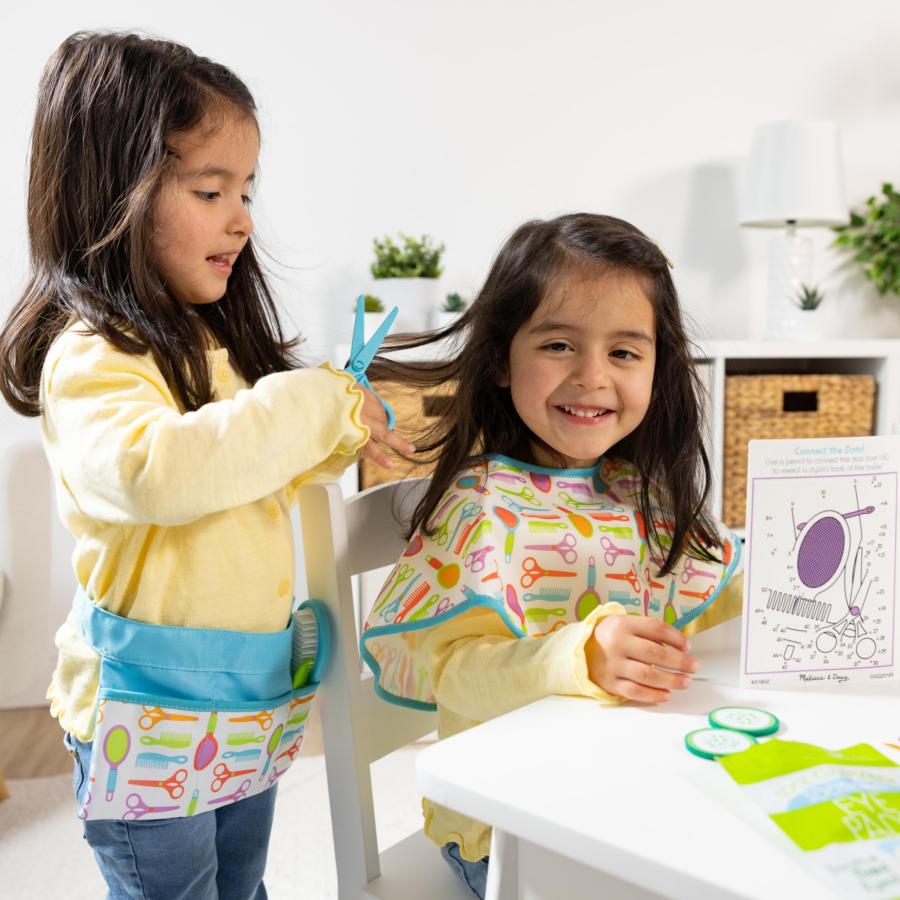 Melissa ＆ Doug Love Your Look - Salon ＆ Spa Play Set, 16pieces of pretend salon and spa toy productsの画像