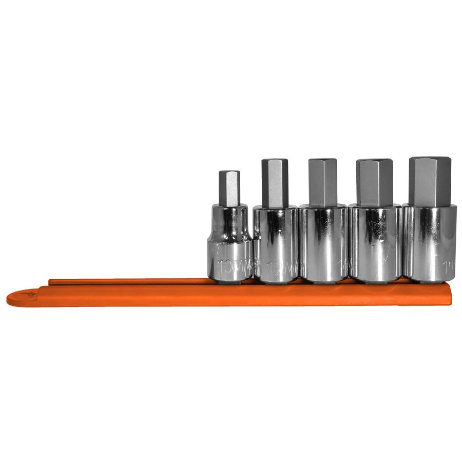 ビット 金メッキ  Mayhew Tools 16020 メトリック 六角ソケットビットセット クロム