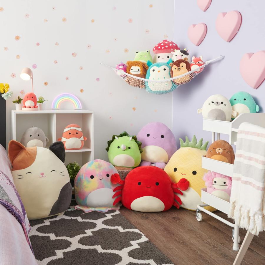 Squishmallows Hello Kitty with Red Glasses 14-Inch Plush - Sanrio Ultrasoft Stuffed Animal Large Plush Toy， Official Kellytoy Plush