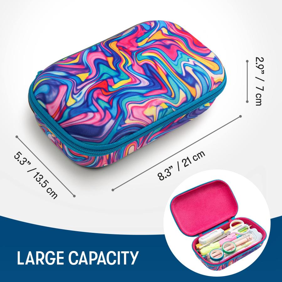 ZIPIT Colorful Pencil Box for Girls | Pencil Case for School | Organizer Pencil Bag | Large Capcity Pencil Pouch_1