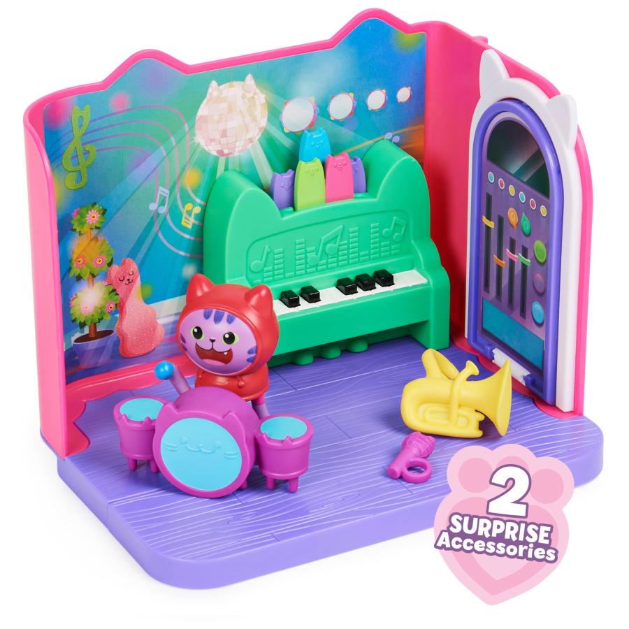 Spin Master ギャビーのドールハウス グルーヴィー音楽室セット フィギュア