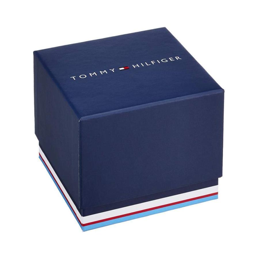 Tommy Hilfiger メンズ マルチファンクション腕時計 1791879 44mm ブラックイオンリンクブレスレット 曜日・日付表示の画像