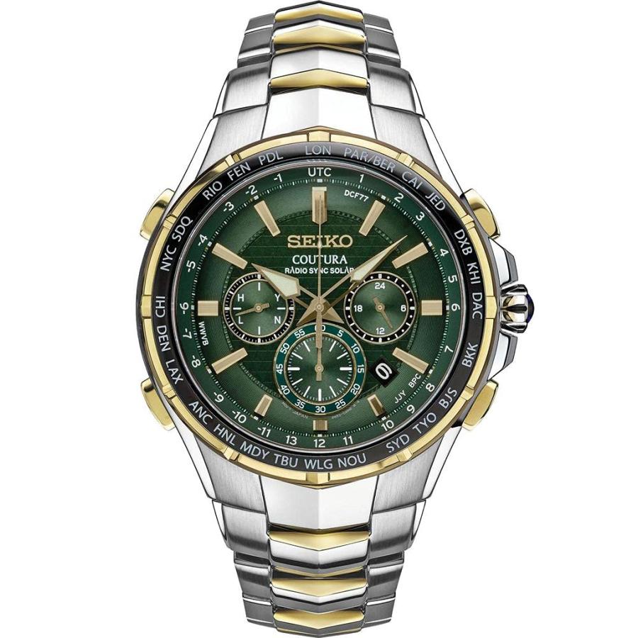 セイコー] SEIKO Coutura ソーラー電波 腕時計 ワールドタイム World