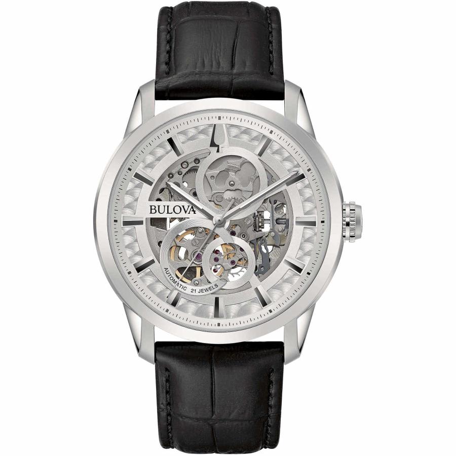 ブローバ]BULOVA 腕時計 メンズ 自動巻き メカニカル スケルトン