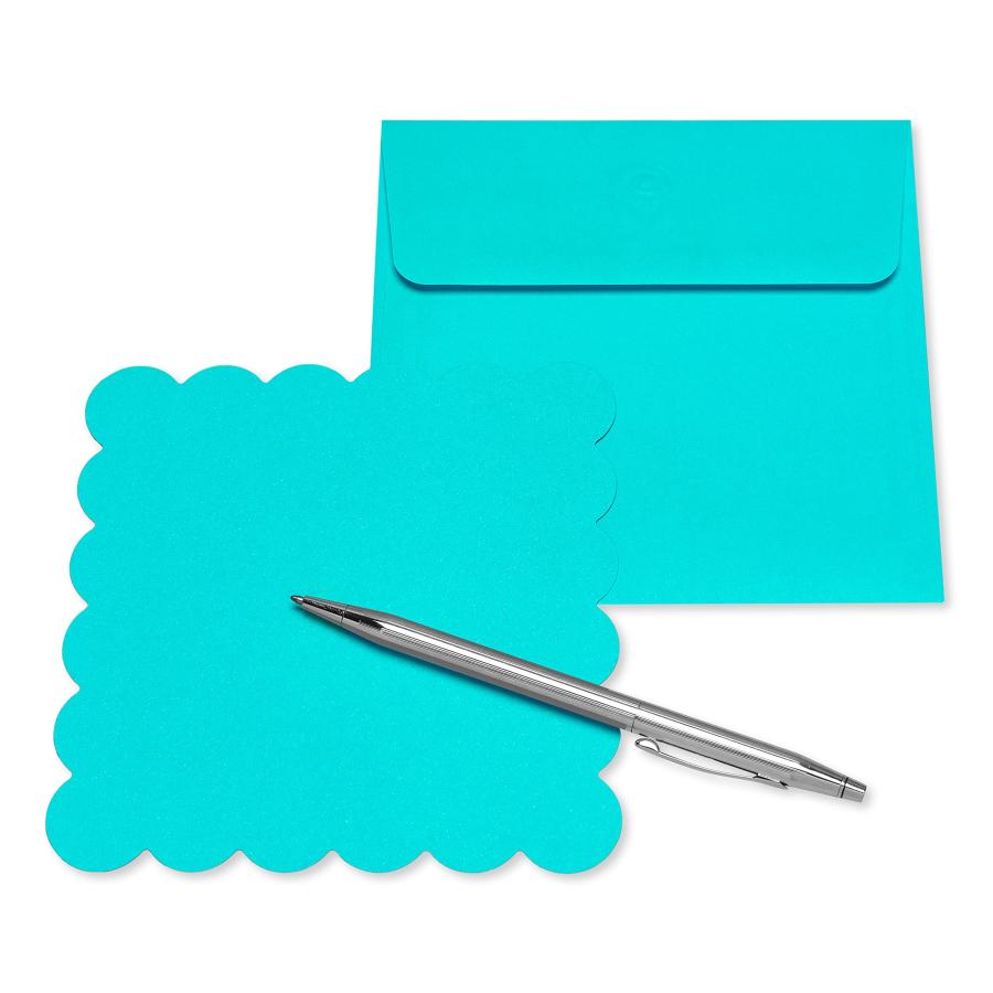 American Greetings Single Panel Blank Cards with Envelopes， Spring Shapes ＆ Colors (100-Count)_2
