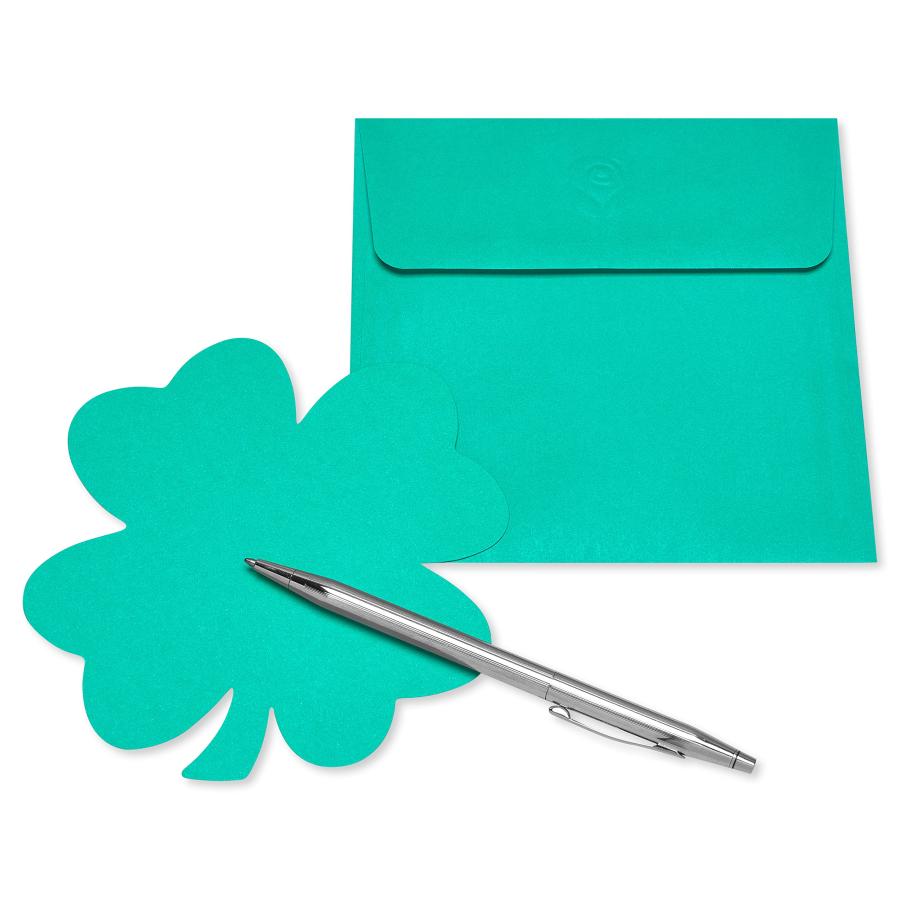 American Greetings Single Panel Blank Cards with Envelopes， Spring Shapes ＆ Colors (100-Count)_4