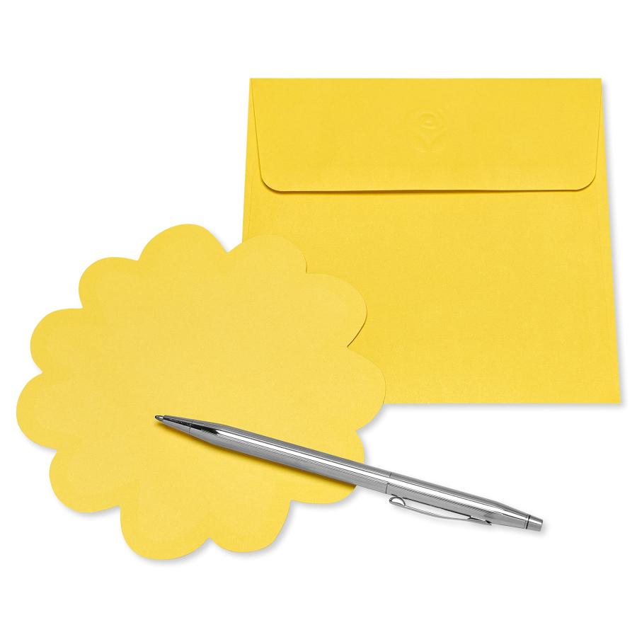 American Greetings Single Panel Blank Cards with Envelopes， Spring Shapes ＆ Colors (100-Count)_5